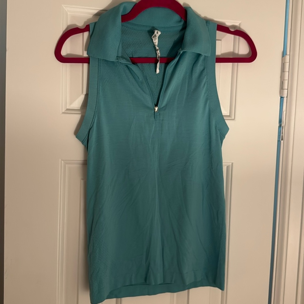 Lululemon Swiftly Tech Sleeveless Half Zip Collared Polo (Golf)